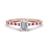 Load image into Gallery viewer, french-pave-emerald-cut-petite-pink-sapphire-engagement-ring-in-FD9918EMRGSADRPIANGLE3-NL-RG