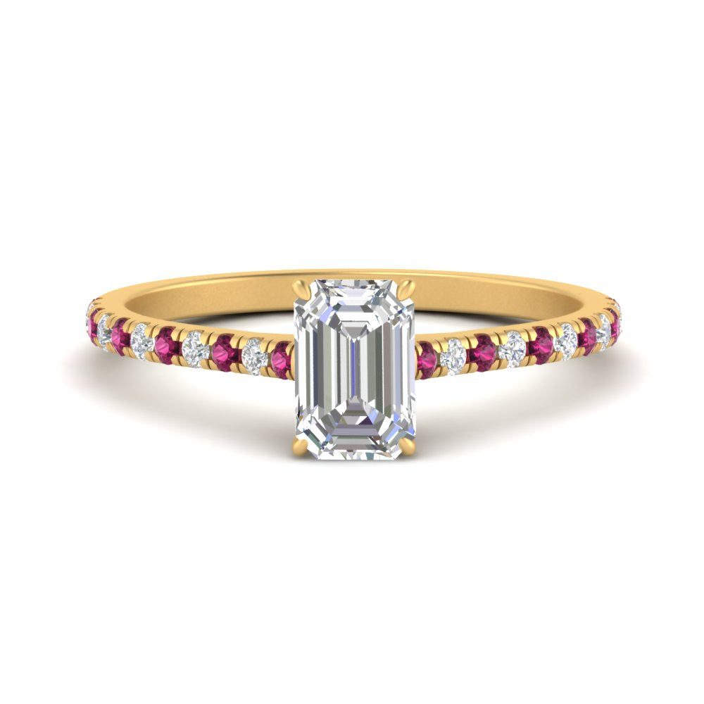 french-pave-emerald-cut-petite-pink-sapphire-engagement-ring-in-FD9918EMRGSADRPIANGLE3-NL-YG