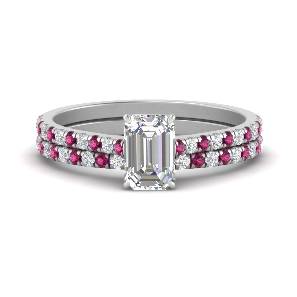 french-pave-emerald-cut-petite-pink-sapphire-wedding-ring-set-in-FD9918EMGSADRPIANGLE3-NL-WG-B1