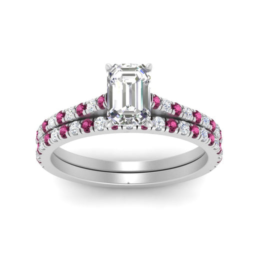 french-pave-emerald-cut-petite-pink-sapphire-wedding-ring-set-in-FD9918EMGSADRPIANGLE3-NL-WG-B1