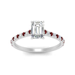 Load image into Gallery viewer, french-pave-emerald-cut-petite-ruby-engagement-ring-in-FD9918EMRGRUDRANGLE3-NL-WG