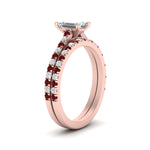 Load image into Gallery viewer, french-pave-emerald-cut-petite-ruby-wedding-ring-set-in-FD9918EMGRUDRANGLE3-NL-RG-B1
