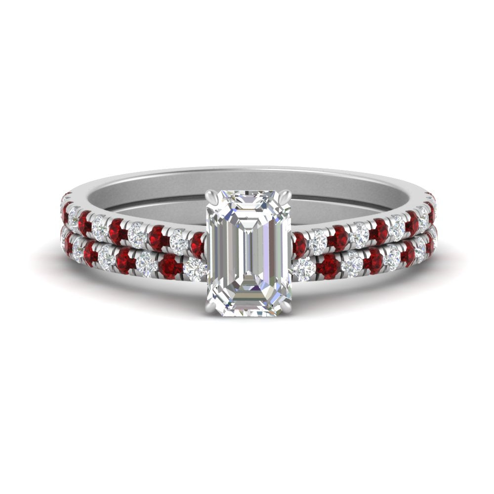 french-pave-emerald-cut-petite-ruby-wedding-ring-set-in-FD9918EMGRUDRANGLE3-NL-WG-B1