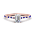 Thumbnail 6 - french-pave-emerald-cut-petite-sapphire-engagement-ring-in-FD9918EMRGSABLANGLE3-NL-RG