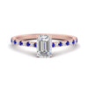 Load image into Gallery viewer, french-pave-emerald-cut-petite-sapphire-engagement-ring-in-FD9918EMRGSABLANGLE3-NL-RG