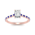 Thumbnail 7 - french-pave-emerald-cut-petite-sapphire-engagement-ring-in-FD9918EMRGSABLANGLE3-NL-RG