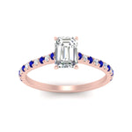 Load image into Gallery viewer, french-pave-emerald-cut-petite-sapphire-engagement-ring-in-FD9918EMRGSABLANGLE3-NL-RG