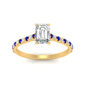 Thumbnail 64 - french-pave-emerald-cut-petite-sapphire-engagement-ring-in-FD9918EMRGSABLANGLE3-NL-YG