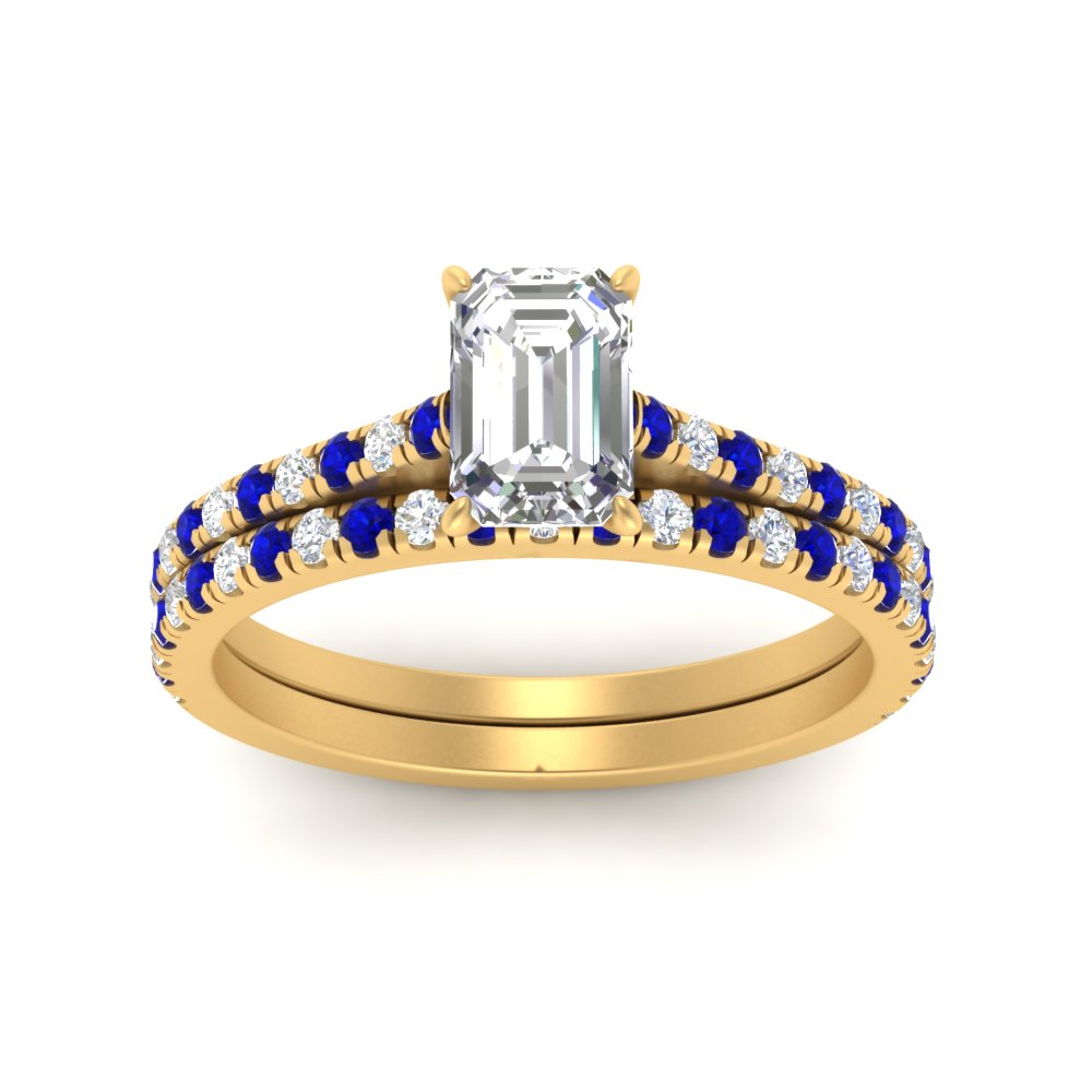 french-pave-emerald-cut-petite-sapphire-wedding-ring-set-in-FD9918EMGSABLANGLE3-NL-YG-B1