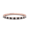 Load image into Gallery viewer, french-pave-full-eternity-band-with-black-diamond-in-rose-gold-FD9168BGBLACK-NL-RG