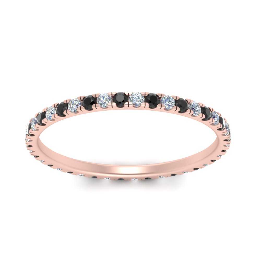French Pave Eternity Diamond Band