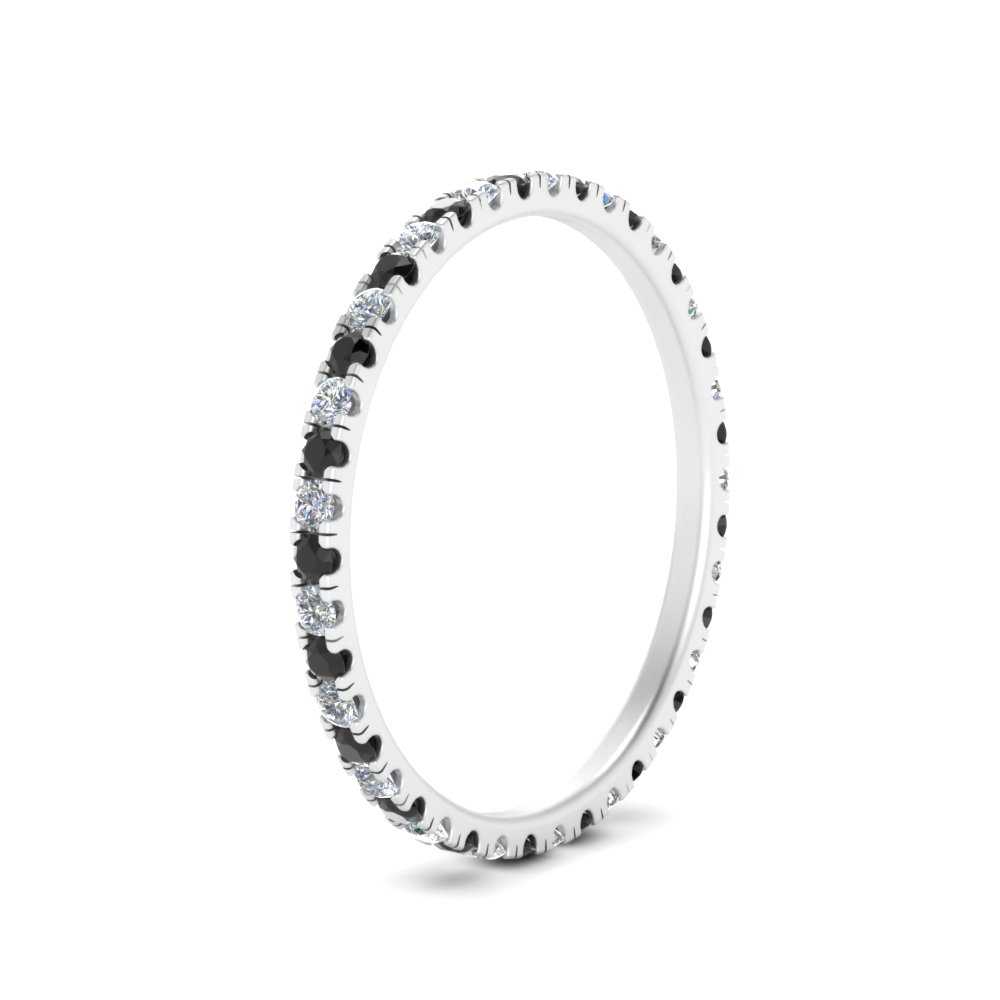 French Pave Eternity Diamond Band
