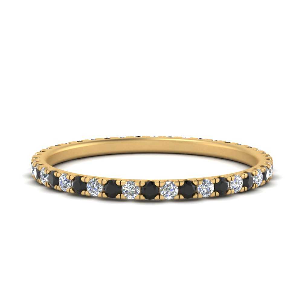 French Pave Eternity Diamond Band
