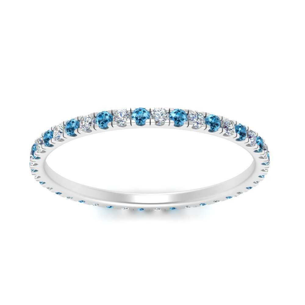 French Pave Eternity Diamond Band