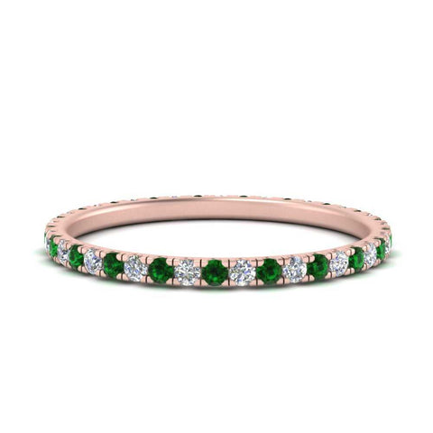 french-pave-full-eternity-diamond-band-with-emerald-in-rose-gold-FD9168BGEMGR-NL-RG