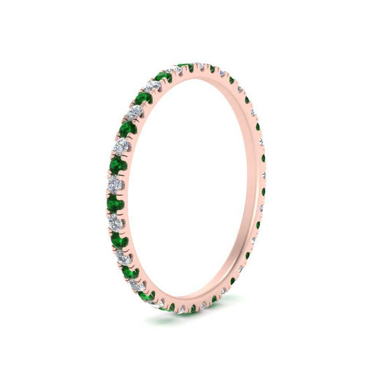 french-pave-full-eternity-diamond-band-with-emerald-in-rose-gold-FD9168BGEMGRANGLE2-NL-RG