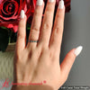 Load image into Gallery viewer, french-pave-full-eternity-diamond-band-with-emerald-in-white-gold-FD9168BGEMGR-NL-WG-1