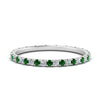 Load image into Gallery viewer, french-pave-full-eternity-diamond-band-with-emerald-in-white-gold-FD9168BGEMGR-NL-WG