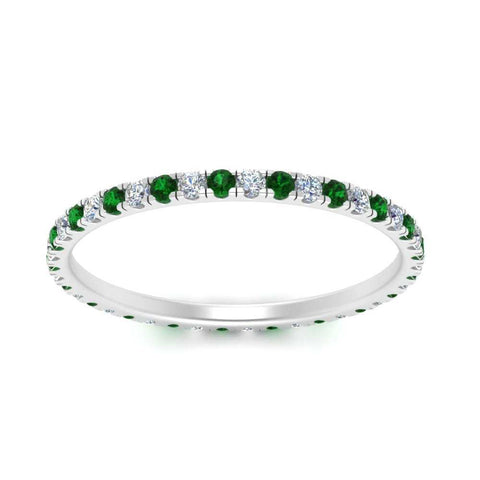french-pave-full-eternity-diamond-band-with-emerald-in-white-gold-FD9168BGEMGRANGLE5-NL-WG