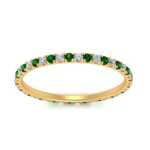 french-pave-full-eternity-diamond-band-with-emerald-in-yellow-gold-FD9168BGEMGRANGLE5-NL-YG