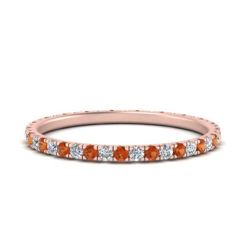 french-pave-full-eternity-diamond-band-with-orange-sapphire-in-rose-gold-FD9168BGSAOR-NL-RG
