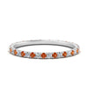 Load image into Gallery viewer, french-pave-full-eternity-diamond-band-with-orange-sapphire-in-white-gold-FD9168BGSAOR-NL-WG