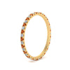 Load image into Gallery viewer, french-pave-full-eternity-diamond-band-with-orange-sapphire-in-yellow-gold-FD9168BGSAORANGLE2-NL-YG