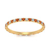 Load image into Gallery viewer, french-pave-full-eternity-diamond-band-with-orange-sapphire-in-yellow-gold-FD9168BGSAORANGLE5-NL-YG