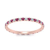 Load image into Gallery viewer, french-pave-full-eternity-diamond-band-with-pink-sapphire-in-rose-gold-FD9168BGSADRPIANGLE5-NL-RG