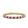 Load image into Gallery viewer, french-pave-full-eternity-diamond-band-with-pink-sapphire-in-yellow-gold-FD9168BGSADRPI-NL-YG
