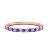 Load image into Gallery viewer, french-pave-full-eternity-diamond-band-with-purple-topaz-in-rose-gold-FD9168BGVITO-NL-RG