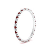 Load image into Gallery viewer, french-pave-full-eternity-diamond-band-with-ruby-in-white-gold-FD9168BGRUDRANGLE2-NL-WG