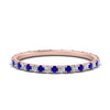 Load image into Gallery viewer, french-pave-full-eternity-diamond-band-with-sapphire-in-rose-gold-FD9168BGSABL-NL-RG