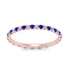 Load image into Gallery viewer, french-pave-full-eternity-diamond-band-with-sapphire-in-rose-gold-FD9168BGSABLANGLE5-NL-RG