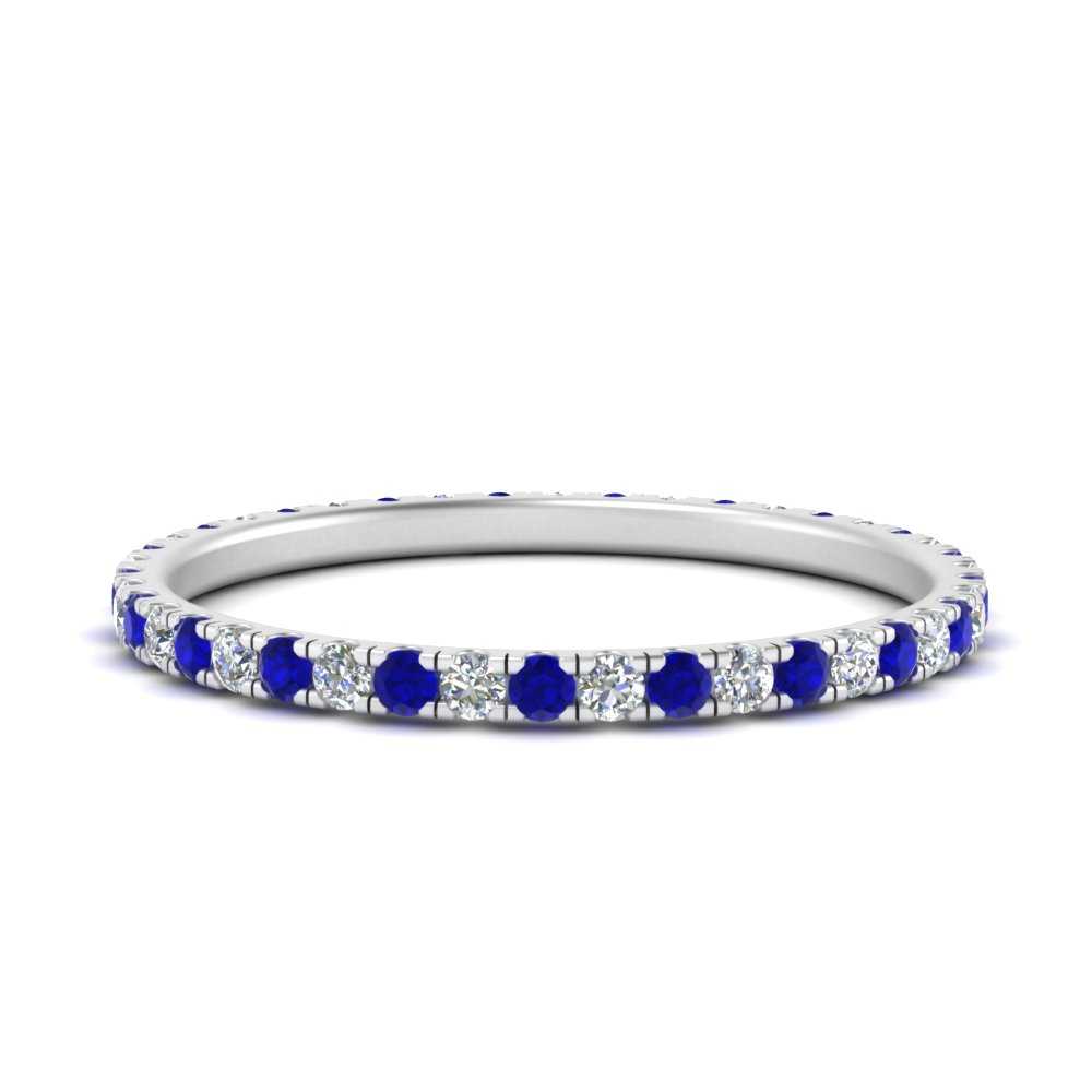 French Pave Eternity Diamond Band