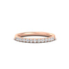 Load image into Gallery viewer, french-pave-half-eternity-0.25-carat-diamond-band-in-rose-gold-FD9331ROB-0.25CT-NL-RG