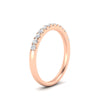 Load image into Gallery viewer, french-pave-half-eternity-0.25-carat-diamond-band-in-rose-gold-FD9331ROBANGLE2-0.25CT-NL-RG
