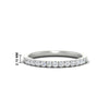 Load image into Gallery viewer, french-pave-half-eternity-0.25-carat-diamond-band-in-white-gold-FD9331ROB-0.25CT-NL-WG-HW