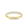 Load image into Gallery viewer, french-pave-half-eternity-0.25-carat-diamond-band-in-yellow-gold-FD9331ROBANGLE5-0.25CT-NL-YG