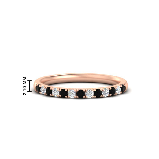 french-pave-half-eternity-0.25-carat-diamond-band-with-black-diamond-in-rose-gold-FD9331ROBGBLACK-0.25CT-NL-RG-HW