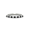 Load image into Gallery viewer, french-pave-half-eternity-0.25-carat-diamond-band-with-black-diamond-in-white-gold-FD9331ROBGBLACK-0.25CT-NL-WG