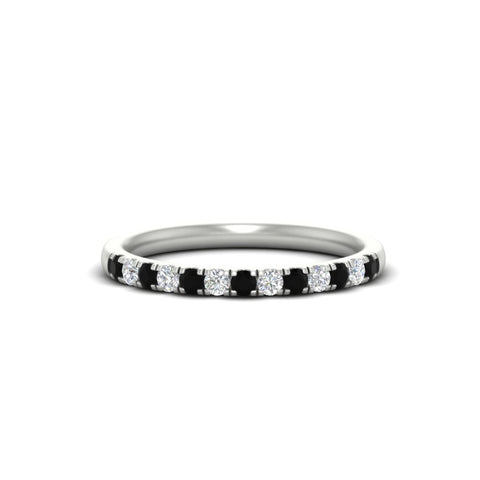 french-pave-half-eternity-0.25-carat-diamond-band-with-black-diamond-in-white-gold-FD9331ROBGBLACK-0.25CT-NL-WG