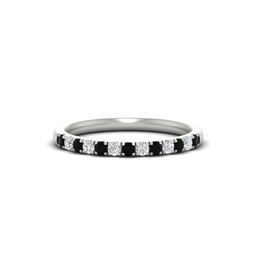 french-pave-half-eternity-0.25-carat-diamond-band-with-black-diamond-in-white-gold-FD9331ROBGBLACK-0.25CT-NL-WG