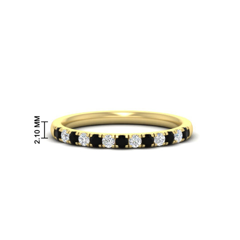 french-pave-half-eternity-0.25-carat-diamond-band-with-black-diamond-in-yellow-gold-FD9331ROBGBLACK-0.25CT-NL-YG-HW