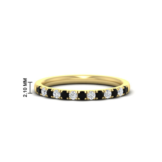 french-pave-half-eternity-0.25-carat-diamond-band-with-black-diamond-in-yellow-gold-FD9331ROBGBLACK-0.25CT-NL-YG-HW