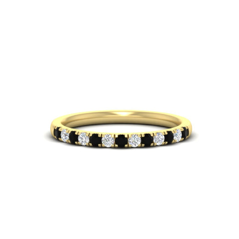 french-pave-half-eternity-0.25-carat-diamond-band-with-black-diamond-in-yellow-gold-FD9331ROBGBLACK-0.25CT-NL-YG