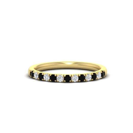 french-pave-half-eternity-0.25-carat-diamond-band-with-black-diamond-in-yellow-gold-FD9331ROBGBLACK-0.25CT-NL-YG