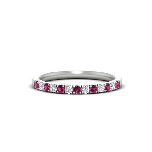 french-pave-half-eternity-0.25-carat-diamond-band-with-pink-sapphire-in-white-gold-FD9331ROBGSADRPI-0.25CT-NL-WG