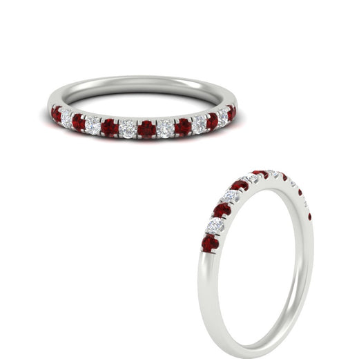 french-pave-half-eternity-0.25-carat-diamond-band-with-ruby-in-white-gold-FD9331ROBGRUDRANGLE3-0.25CT-NL-WG