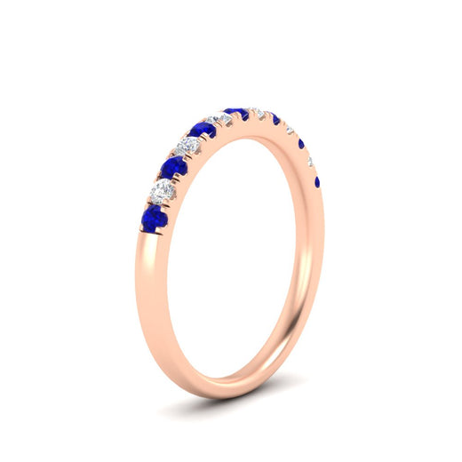 french-pave-half-eternity-0.25-carat-diamond-band-with-sapphire-in-rose-gold-FD9331ROBGSABLANGLE2-0.25CT-NL-RG